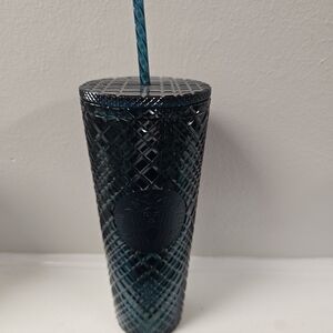 Starbucks Deep Darl Blue/green Tumbler with Straw